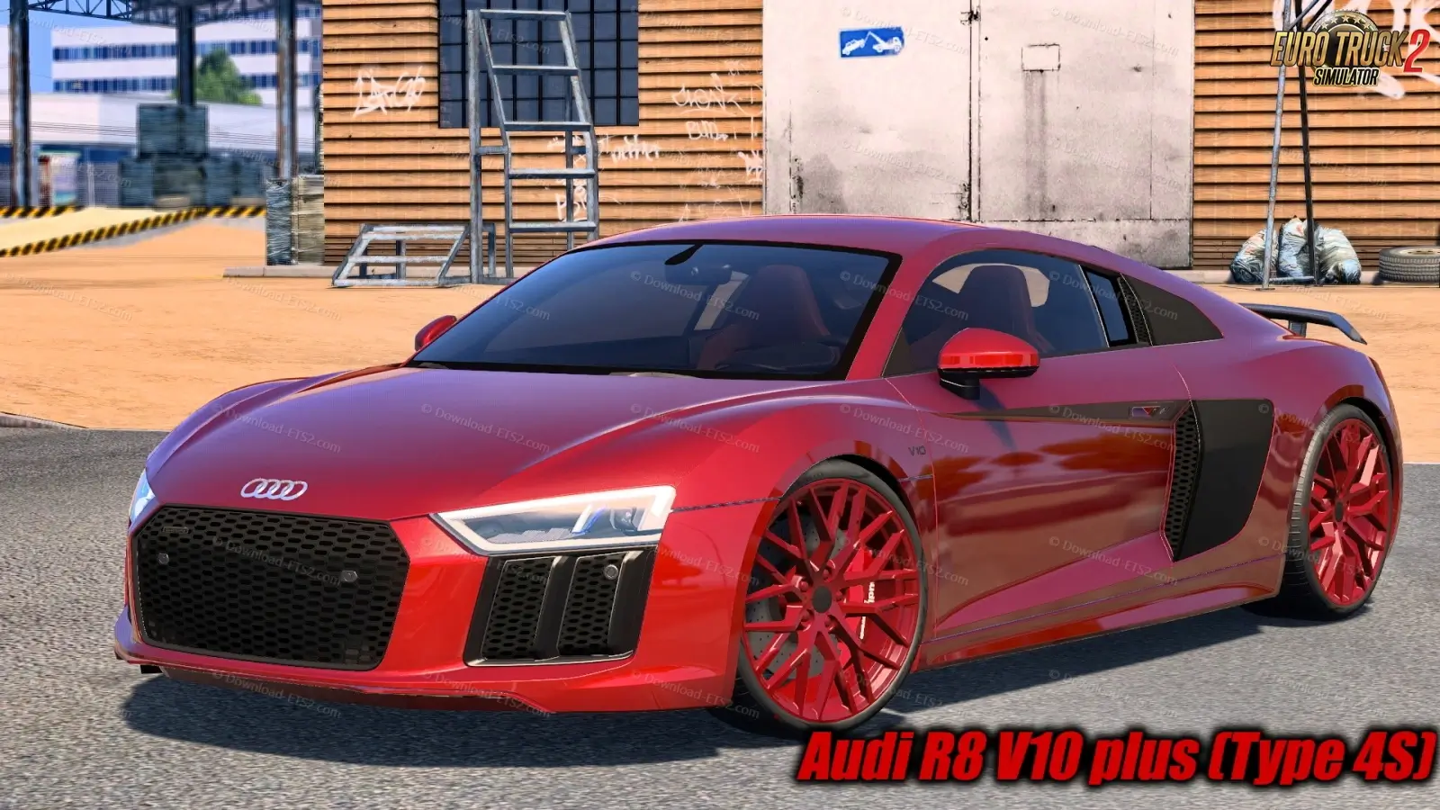 Audi R8 V10 plus (Type 4S) + Interior v1.0 (1.61.x) for ETS2