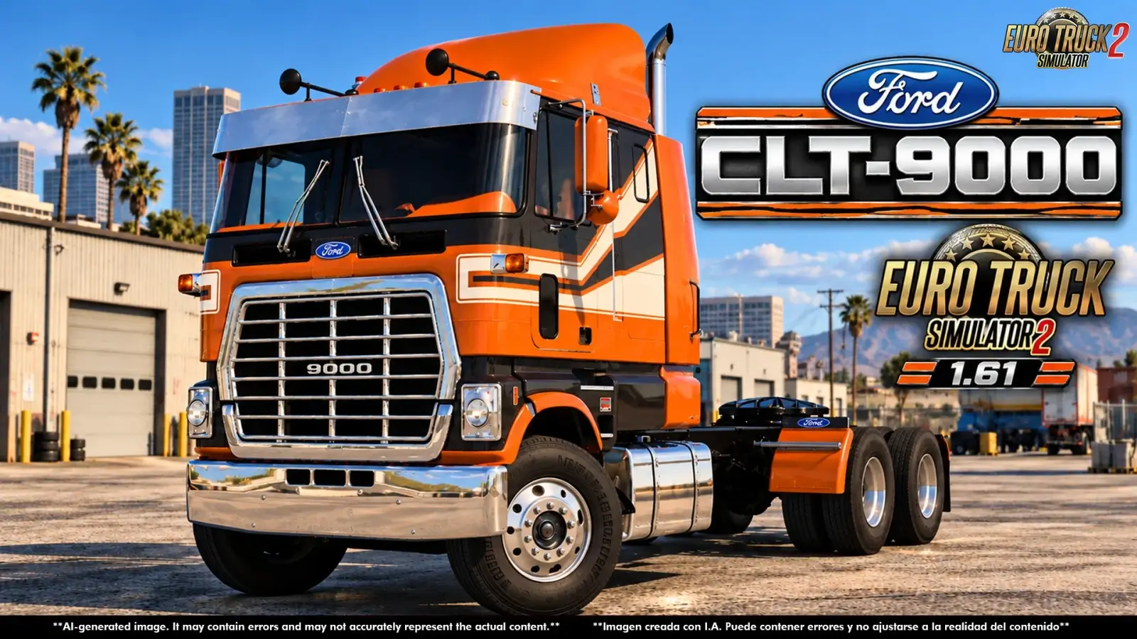 Ford CLT 9000 Truck v2.0 By CyrusTheVirus (1.61.x) for ETS2