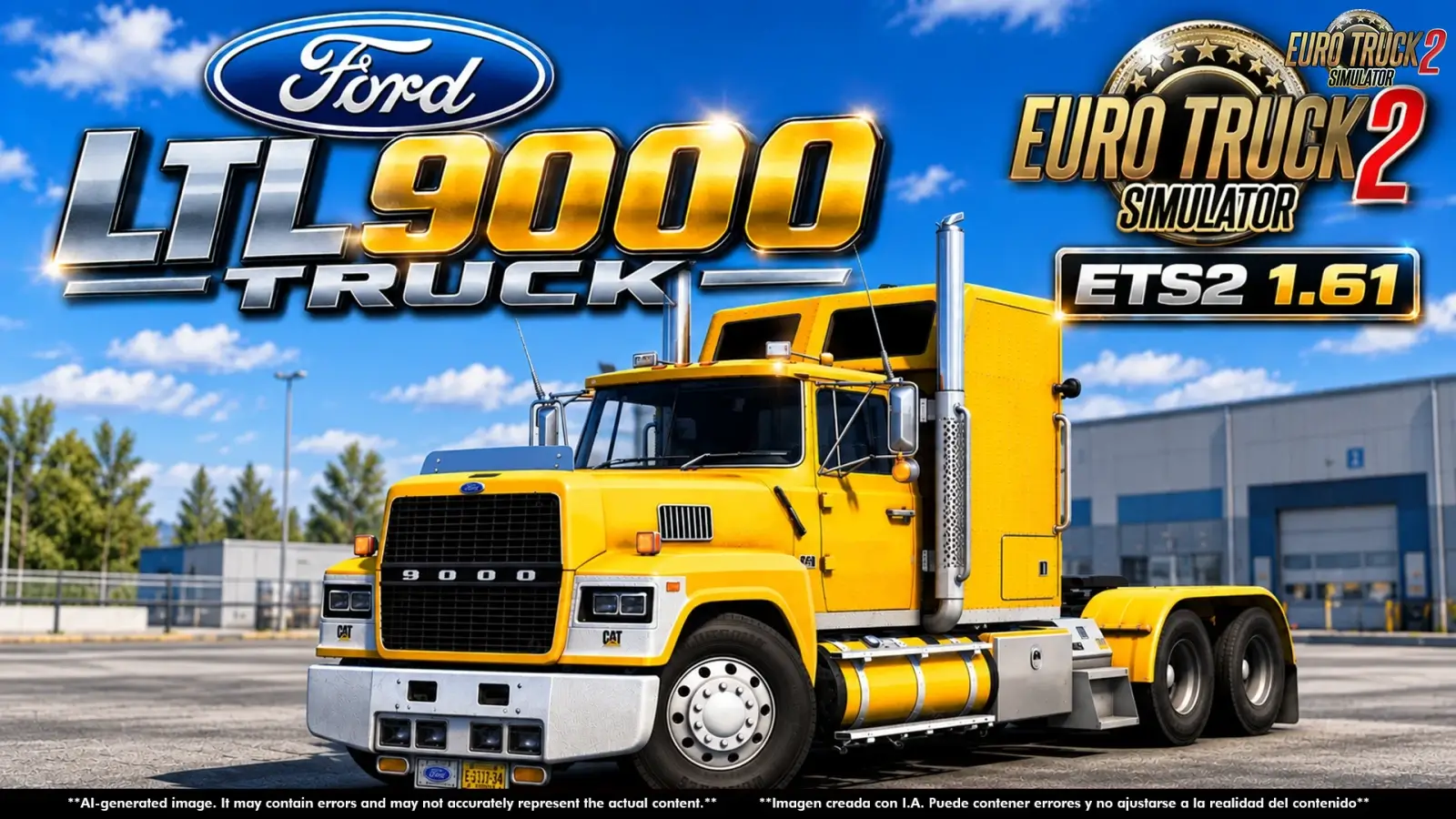 Ford LTL 9000 Truck v4.0 By CyrusTheVirus (1.61.x) for ETS2
