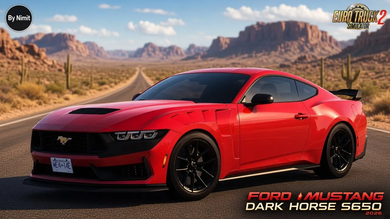 Ford Mustang Dark Horse S650 2026 v1.0 (1.61.x) for ETS2