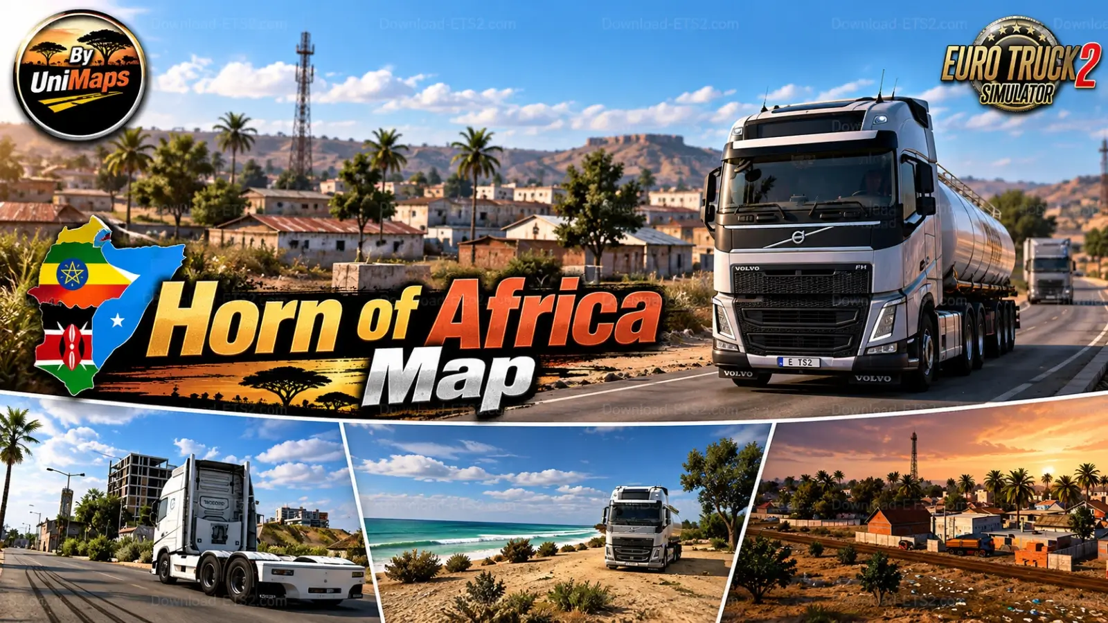 Horn of Africa Map v1.1.7 (1.61.x) for ETS2