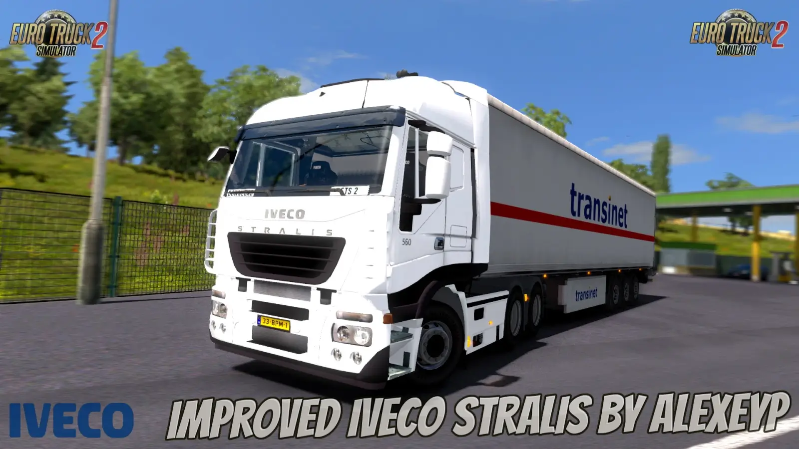 Improved Iveco Stralis Truck v1.3 By AlexeyP (1.61.x) for ETS2 thumbnail 10
