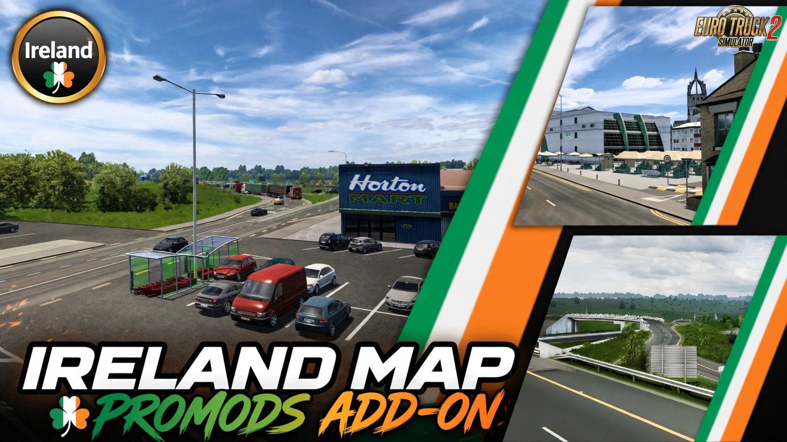 Ireland Map (Promods Add-On) v0.1.1 (1.61.x) for ETS2