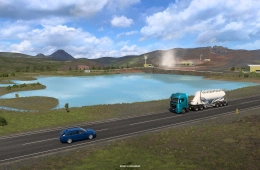 Iceland DLC - Ferries + Transparent Water for ETS2