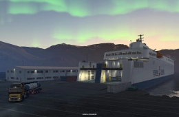 Iceland DLC - Ferries + Transparent Water for ETS2